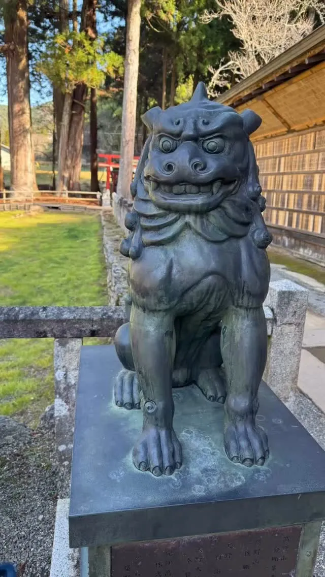 狛犬様が好き😊